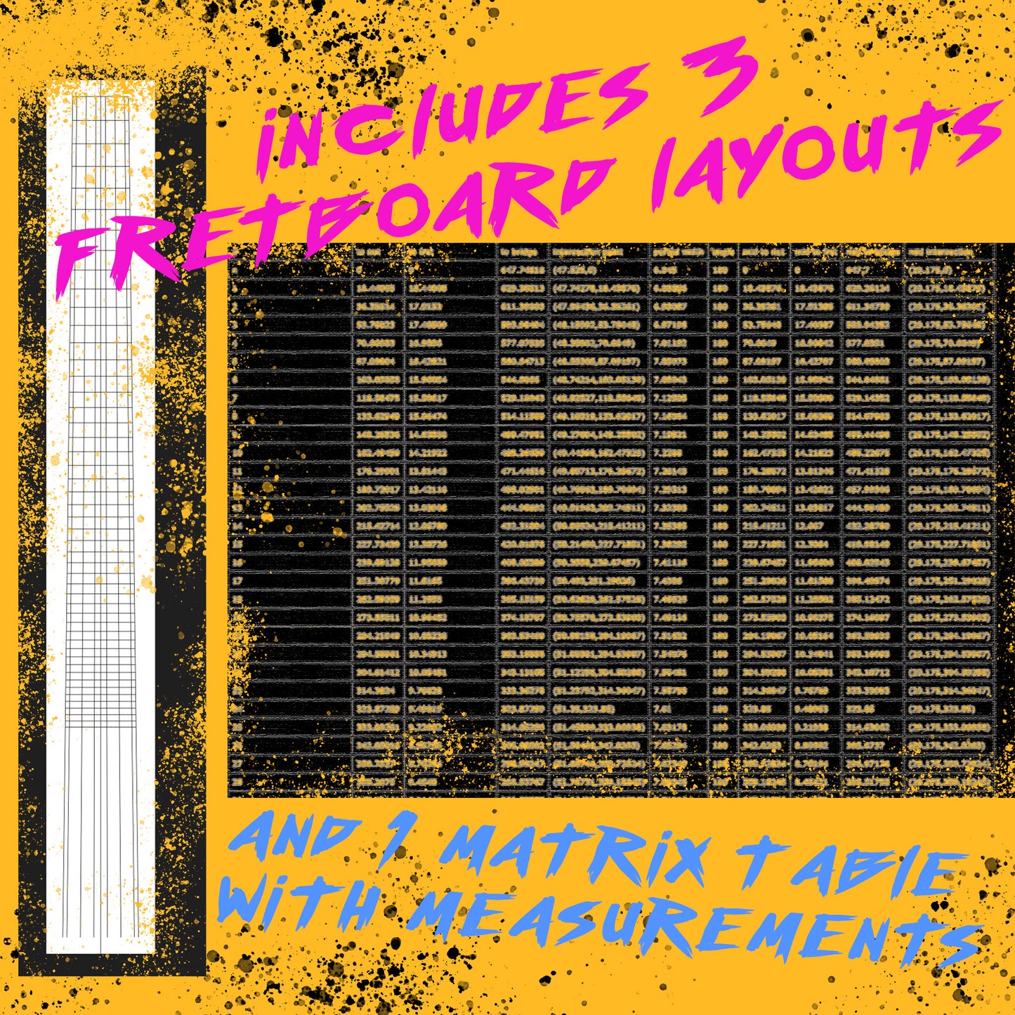 Angine de Poitrine - 24 TET Microtonal Fretboard PDF Plans