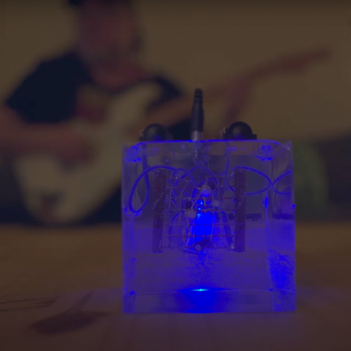 Fuzz in Resin Cube