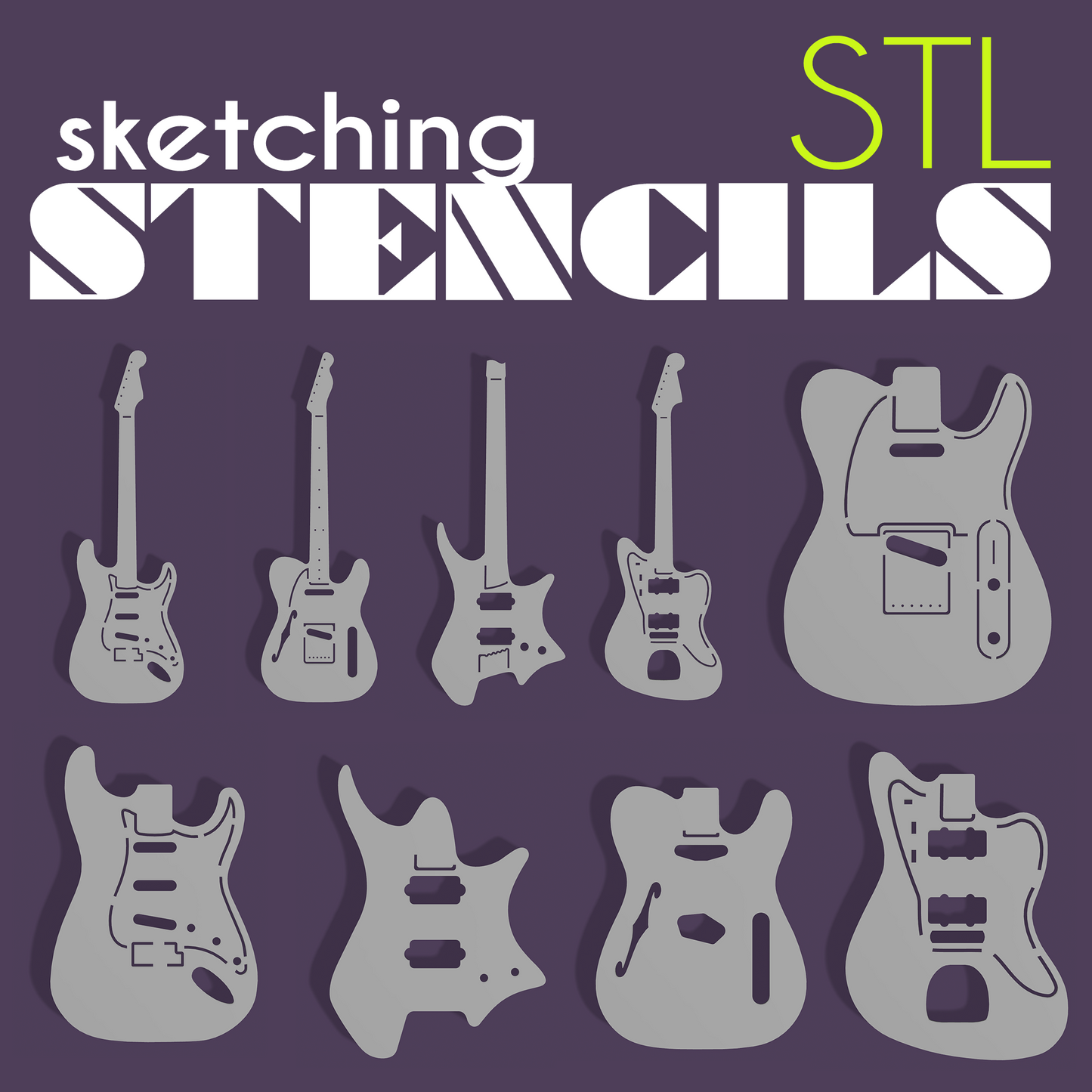 STL Sketching Stencils
