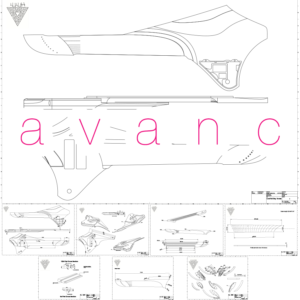 You get eight hi-res PDFs in 1:1 scale.