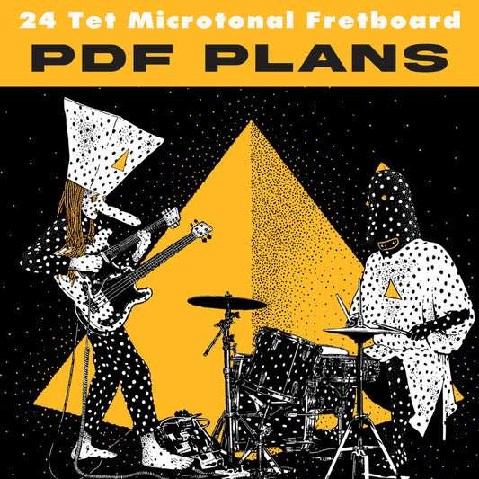 Angine de Poitrine - 24 TET Microtonal Fretboard PDF Plans