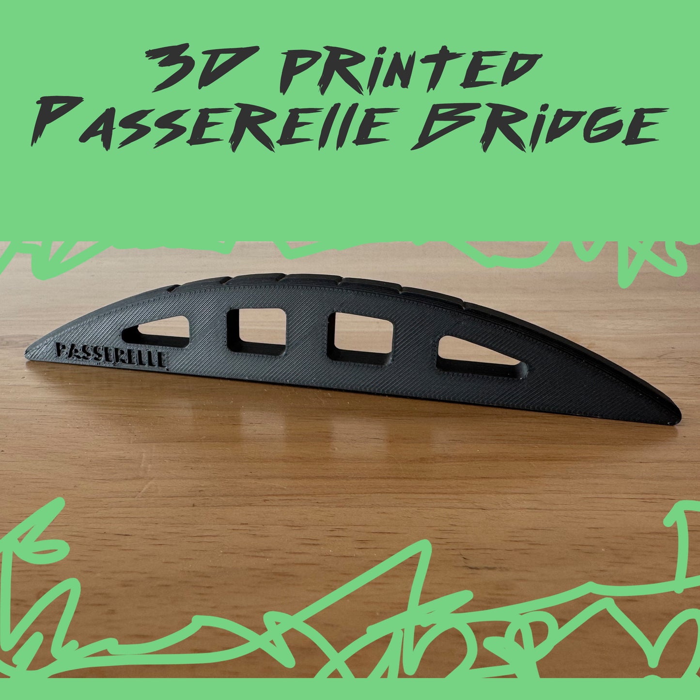 3D Printed Passerelle Bridge