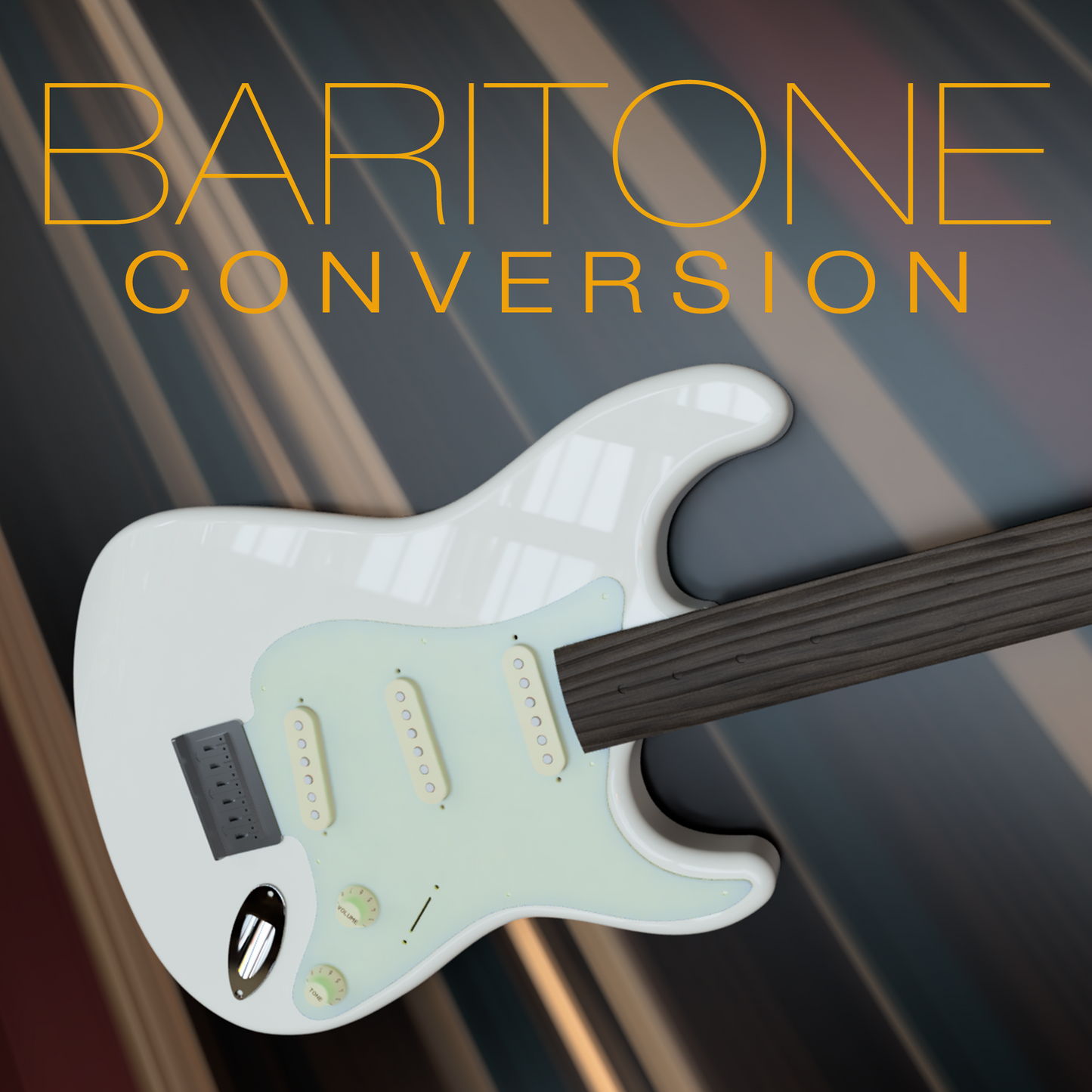 Baritone Conversion Strat Body FUSION 360 File