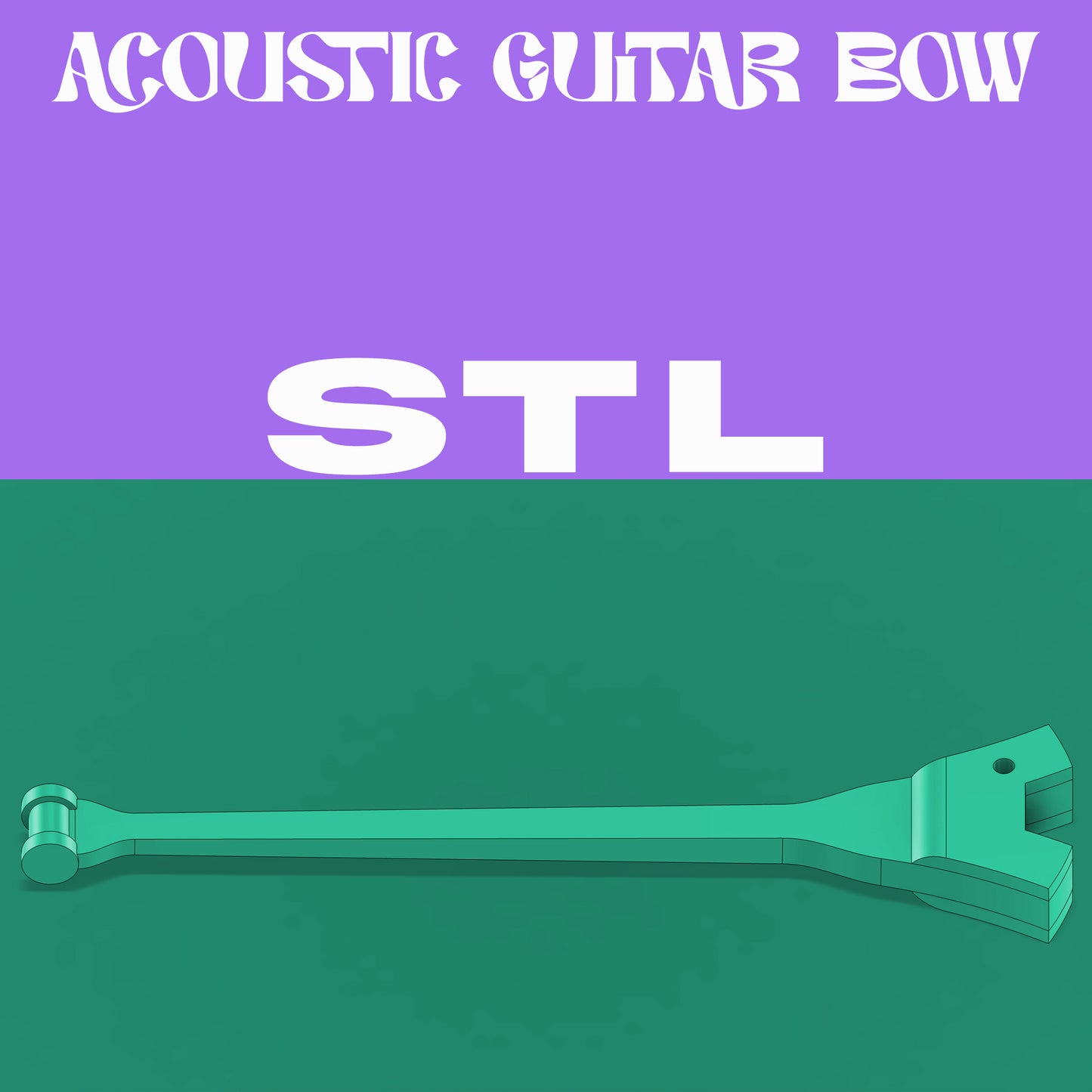 Acoustic Guitar Bow - STL