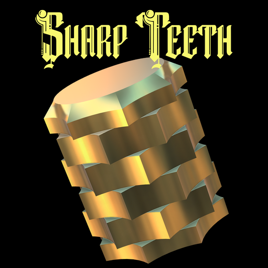 Sharp Knurl Guitar Knob - STL file