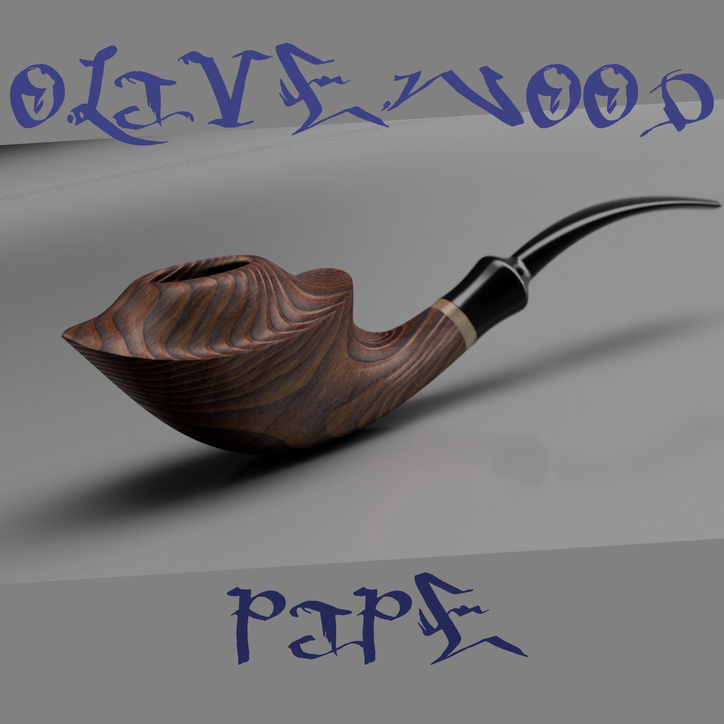 Freehand Nording / Bulldog Pipe - Digital Files STEP, Fusion