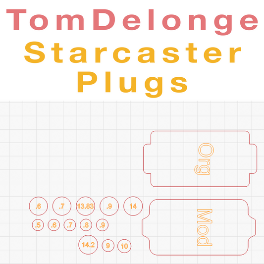 Plugs for Squier Starcaster - Tom Delonge