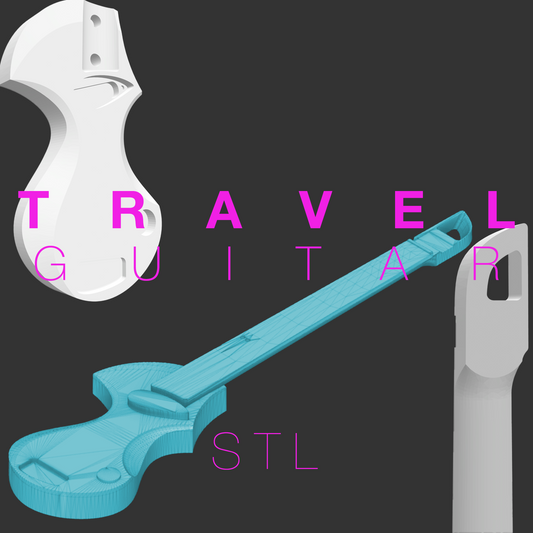 Travel Guitar STL Files - Digital Download